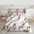 thumbnail image 2 of Castle Fairy Teens Adults Marbling Stone Pattern Bedding Comforter Set 2pcs,Gradient Marble Watercolor Twin Comforter Sets Microfiber,Abstract Ombre Breathable Bedding Set,Lightweight Room Decor, 2 of 8