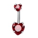 thumbnail image 1 of G23 colgante de titanio con encanto diy o acero inoxidable quirúrgico, anillos para ombligo de conejo, Piercing para puño colgante, joyería, 1 of 4