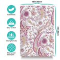thumbnail image 5 of Vibrant Paisley Design Pet Food Mat - Waterproof Dog Bowl Mat with Ethnic Ornament, Absorbent Sponge Core and Rubber Base, 5 of 5