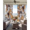 thumbnail image 6 of Cartoon Cat Blackout Curtains for Bedroom Living Room Darkening Curtains 54 Inch Long Modern Funny Cute Orange Gray Animals Short Curtain for Small Window Treatment Insulated Grommet Drapes 42"x54"x2, 6 of 9