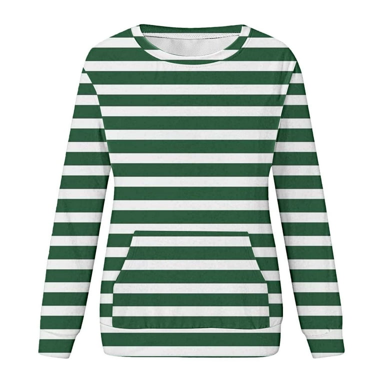 Pocket Striped Sweatshirt Pocket Striped Sweatshirt