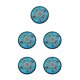 thumbnail image 3 of Advancent Posavasos para bebidas, alfombrilla para tazas, almohadilla bordada portátil, almohadillas aislantes, azul cielo Type2 NO2, 3 of 6