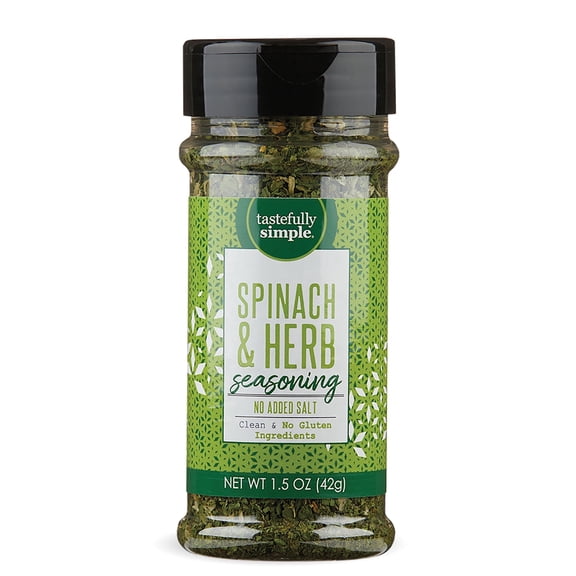 Tastefully Simple Spinach and Herb Seasoning, 1.5 Ounce