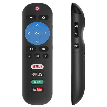 TCL RC280 Remote Control for TCL Roku TV, Black
