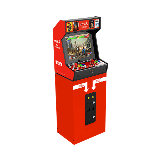 SNK MVSX Counter Top Arcade Machine with 50 SNK Classic Games 57" Tall with Included - Walmart.com