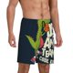 thumbnail image 2 of Fotbe Dinosaur Basketball Player Pantalones Cortos de Pijama para Hombre, Ropa de Dormir, Pantalones de Pijama Cortos para Hombre-Large, 2 of 6