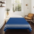 thumbnail image 4 of Blue Striped Tapestry for Bedroom Wall Hanging Tapestry, Farmhouse Blue White Stripes Ceiling Backdrop Tapestries Poster Blanket Wall Decor for Teens Room Living Room Dorm 39" x 59", 4 of 8