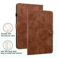thumbnail image 5 of Allytech for Lenovo Tab M10 (3rd Gen) 10.1" 2022, Fead Premium PU Leather Cover Multi-Angles Slim Folio Stand Protective Cards Slots Wallet Case For Lenovo Tab M10 (3rd Gen) 10.1" 2022, Brown, 5 of 7