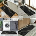 thumbnail image 6 of Black Gold Marble Pattern Kitchen Rug Mat,Kitchen Runner Rugs Non Skid Washable,Decorative Kitchen Floor Mats for Kitchen,Sink,Laundry,17"x47.2", 6 of 7