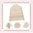 thumbnail image 3 of LALOCAPEYO Greeting Card Display Stand Wooden Multipurpose Display Rack,for Vendor Events Portable Magazine Literature Organizer Rack, 3 of 6
