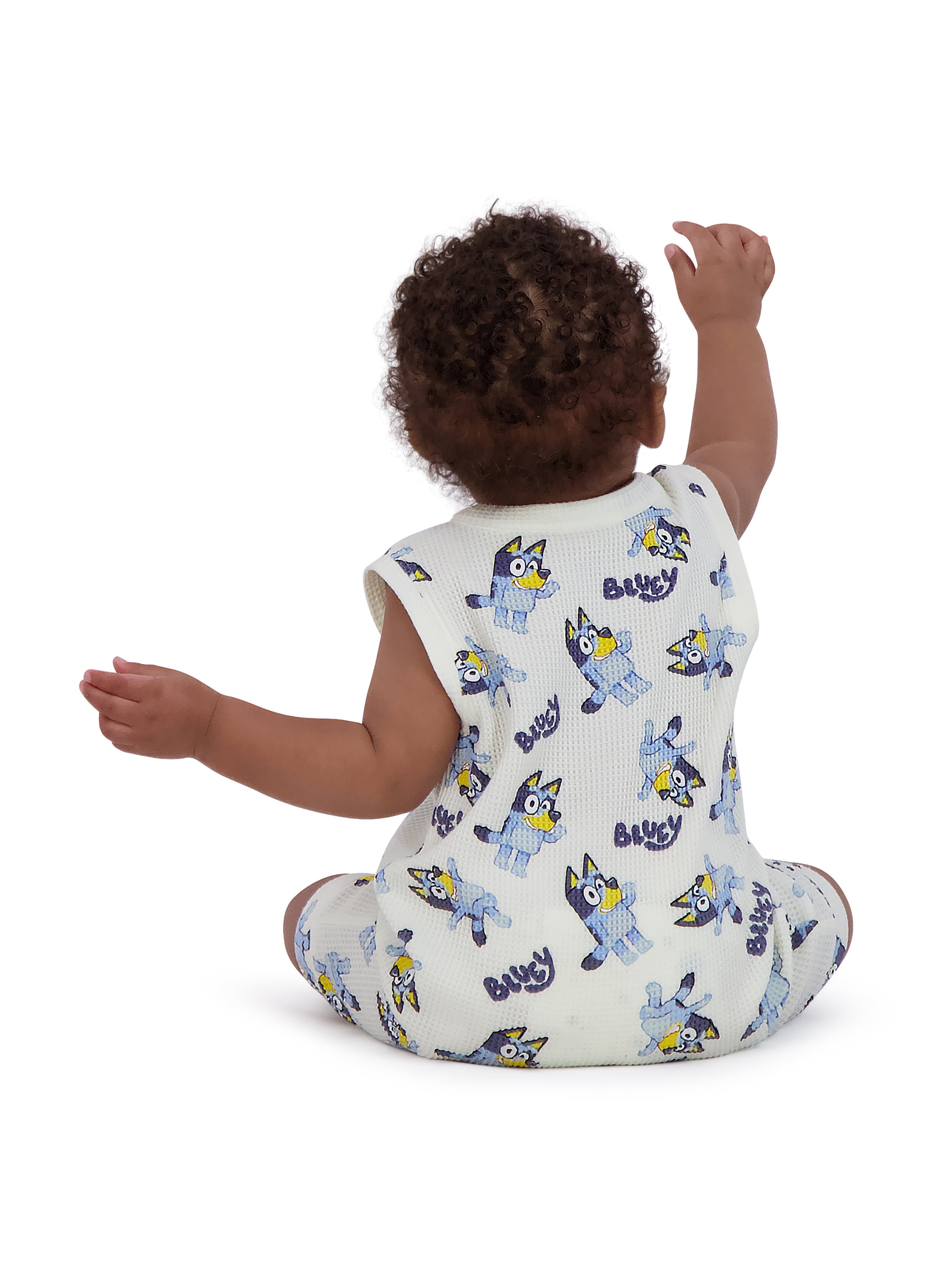 Bluey Baby Boy 2 Pack Rompers, Sizes 0/3 Months-24 Months