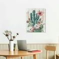 thumbnail image 3 of ARISTURING Canvas Wall Art Succulents Cactus Plant Wall Decor Bathroom Wall Decor Living Room Bedroom Kitchen Wall Decorations Artwork, 3 of 5