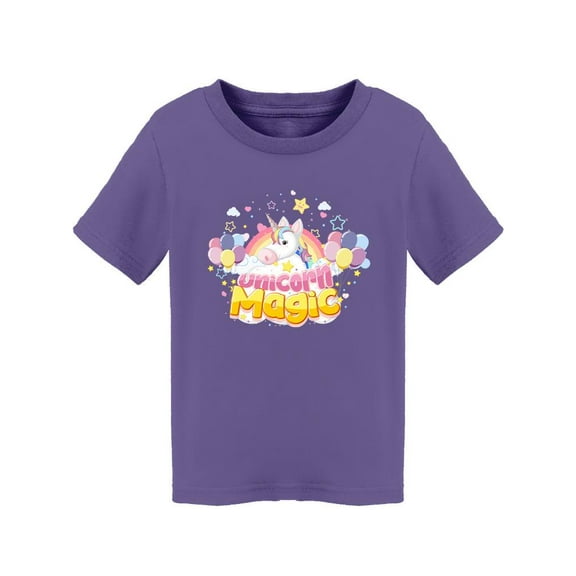 Cute Unicorn Magic Tee Toddler's -Image by Shutterstock