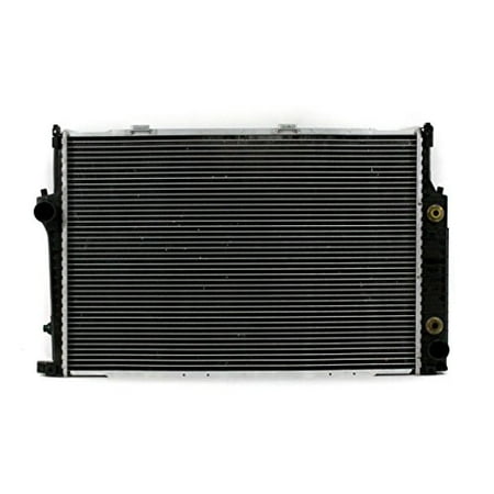 Radiator - Pacific Best Inc For/Fit 1842 92-93 BMW 530i Automatic WITH Transmission Oil Cooler Plastic Tank Aluminum (Best Transmission Flush Machine)