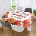thumbnail image 2 of Yayeee Tablecloths for Rectangular Tables 54 x 54 inch Party Table Cover, Leaves Pattern, 2 of 6