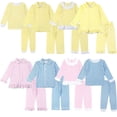 thumbnail image 2 of Pijamas de franela a juego para niños, ropa de tartán rojo Unisex para bebé, niño y niña, conjunto de pijamas de manga larga para Familia, niños y niñas, Navidad, Invierno, 2 of 4