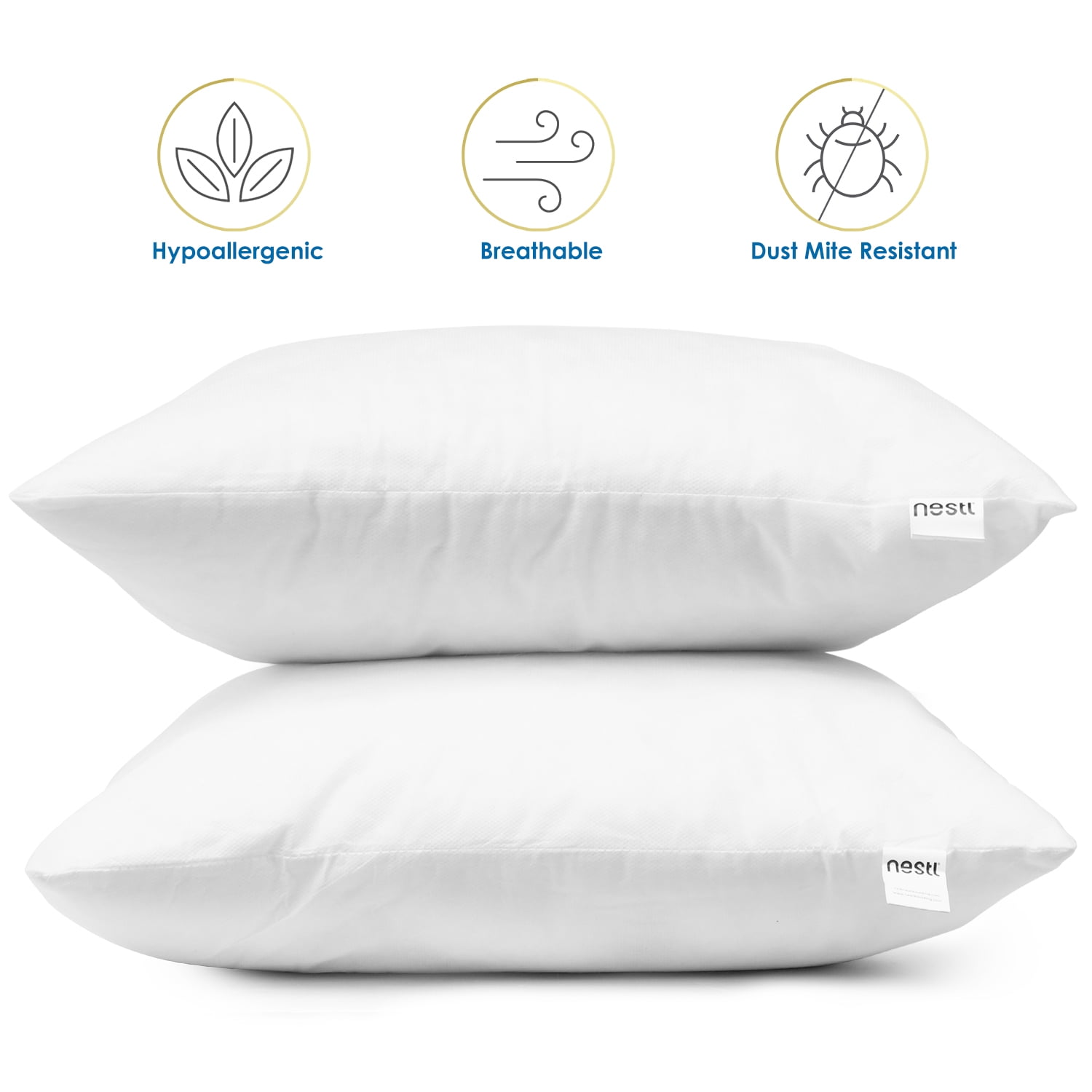 Square Pillow Inserts Mini Small 8x8, 9x9, 12x12, 14x14 Premium