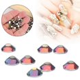 thumbnail image 4 of Flatback Rhinestones,1440Pcs Rhinestones Glass Stones Makeup Rhinestones Nail Rhinestones Versatile Functionality, 4 of 12