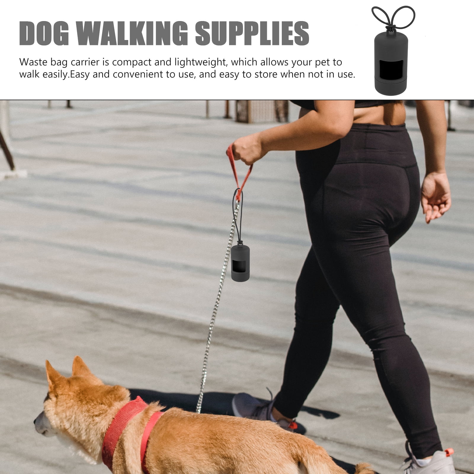 Dog Poop Bag Holder Outdoor Dog Waste Poop Bag Carrier Pet Trash