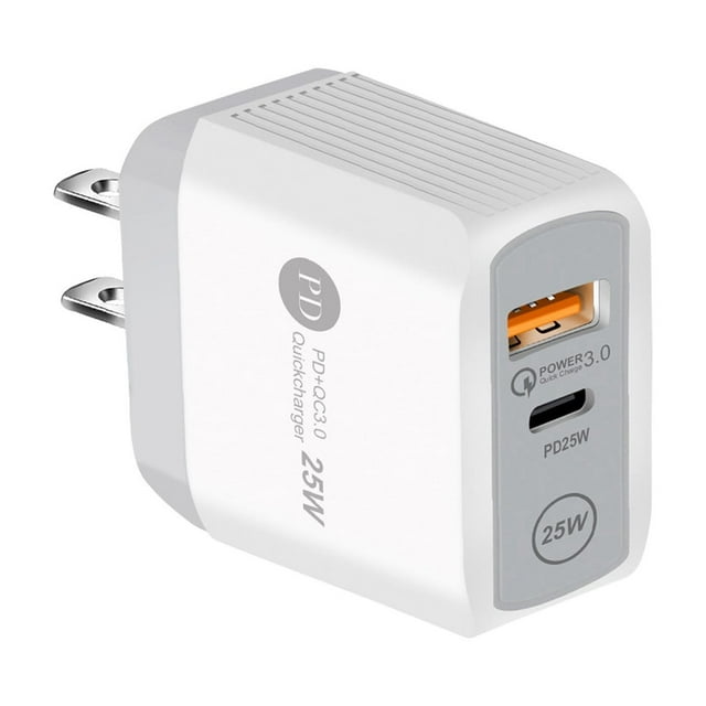 25W Fast Charging Mobile Phone Charger 5V5A European and British Fast Charging Head Type C Adapter