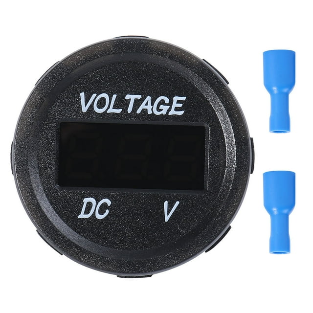 CTIRCHIU Digital Voltmeter Display 1Pcs for Car Motorcycle and Other Vehicles with IP68 Waterproof