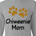 thumbnail image 4 of Inktastic Chiweenie Mom Paw Print Long Sleeve T-Shirt, 4 of 5