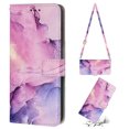 thumbnail image 1 of For Samsung Galaxy S22 5G Crossbody Painted Marble Pattern Leather Phone,iPhone 16, 1 of 6
