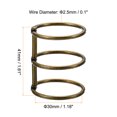 thumbnail image 2 of Unique Bargains 1.18' Dia. 3 Circle Detachable Metal Binder Rings Loose Leaf Rings, Bronze 6 Pack, 2 of 6