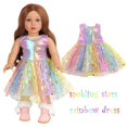 thumbnail image 2 of Set de viaje con maleta Sweet Dolly Rainbow de Doll Accessories, 2 of 8