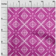 thumbnail image 2 of oneOone Polyester Spandex Fuschia Pink Fabric African Fabric For Sewing Printed Craft Fabric By The Yard 56 Inch Wide, 2 of 5