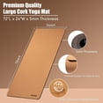 thumbnail image 5 of HSUURY Yoga Mat Cork Resists Germs and Odor Non-Toxic TPE Rubber Backing for for Men/Women/Kid Pilates, Gym and Exercise, Yoga Mat Strap Included, 5 of 6