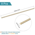 thumbnail image 2 of Unique Bargains 2mm Diameter 196mm Length Brass Solid Round Rod for DIY Craft 8 packs, 2 of 4