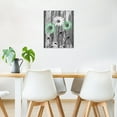 thumbnail image 6 of Farmhouse Green Floral Wall Art for Living Room Grey and White Daisy Flower on Rustic Wood Pictures Wall Decor Nature Plant Framed Canvas Wall Art for Bedroom Bathroom Decor,10L X 8W Inches, 6 of 6