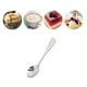 thumbnail image 4 of BRIGHTFUFU Cucharas creativas de acero inoxidable con forma de concha para mezclar té, postre, helado y café., 4 of 7
