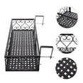thumbnail image 3 of OUNONA Rail Planter Hanging Iron Support for Balcony Flowerpot 1Pcs, 3 of 7