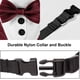 thumbnail image 4 of Apuakthei - Esmoquin formal para perro, collar tipo bandana para boda, collar para perro con pajarita, pajarita ajustable para perro para mascotas pequeñas, medianas y grandes, 4 of 6