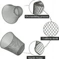 thumbnail image 3 of Nvzi 1 cubierta protectora de plantas,cubierta tipo cúpula, utilizada para canasta de protección de alambre para plantas, con jaula para plantas con estaca de madera para jardín (negra), 3 of 5