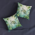 thumbnail image 2 of Happy Sea Turtle Welcome St Patrick's Day Lucky Shamrocks Clover Pillow Cushion Double Sided Marine Animals Lover Throw Pillow - 22001, 2 of 5
