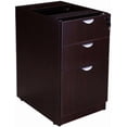 thumbnail image 4 of Boss Office Products L-Shape Desk with 2 Pedestals in Mocha, 4 of 4
