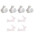 thumbnail image 1 of Ceramic Chopstick Stand Rabbit Shape Keep Clean Festive Decor 4.5X4X2cm 8Pcs Housewarming Gift, 1 of 3