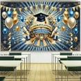 thumbnail image 4 of Elainilye 2025 Graduation Decoration Banner, Personalized Congrats Grad Backdrop, Graduation Party Photo Background Banner, Party Decoration Supplies for Grad Celebration, 4 of 6