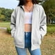 thumbnail image 5 of Chaqueta con capucha Yinane para mujer Beige 2XL, 5 of 8