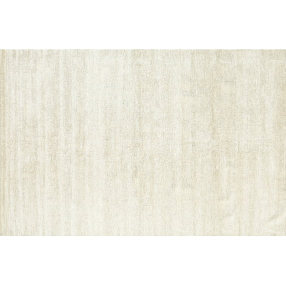 Ahgly Company Indoor Rectangle Contemporary Beige Solid Area Rugs, 5' x 8'
