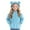 i3 boys hoodies size 10 12 Sky Blue, variant on Kids Hoodies Pullover Sherpa Fleece Hoodie for Girls Cat Ears Fuzzy Warm Pullover Sweatshirt Kids Fashion Casual Loose Sweater with Pockets