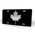 thumbnail image 2 of Yehwow Canadian Flag Maple Leaf 2D Metal Car Plate Aluminum License Plate, 2 of 6