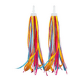 thumbnail image 2 of Colorful Bike Tassels Ribbon Fashion Bike Handlebar Streamers Funny Bicycles Ornaments for Kids Children B PP+PET Red Yellow Blue,2 x Strap pendant, 2 of 8