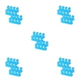 thumbnail image 3 of Minnieouse 2 pares de separadores de dedos del pie espaciador suministros de pedicura mano de obra multicolor tamaño compacto de larga duración Type2 NO2, 3 of 6