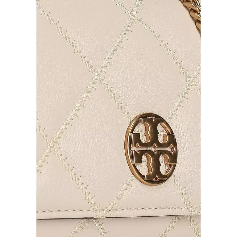 Tory Burch Women's Willa Small Leather Chain Wallet