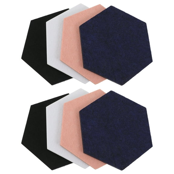 Pawsdot Felt Bulletin Board Assorted Color Easy Adhesive Design 8Pcs