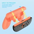 thumbnail image 3 of Ergonomic Hand Grips for Nintendo Switch 2 Joy Con, Gamepad Grip Handle with Strap, 3 of 15